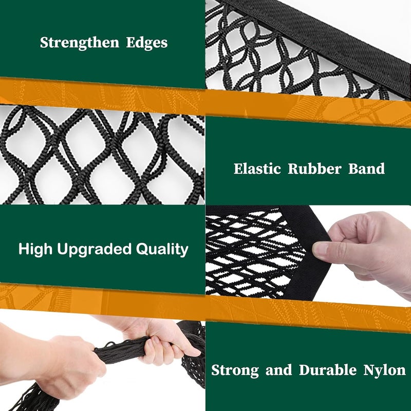 Omocyra Envelope Style Cargo Net Compatible with Ford Pickup F150 F250 F350,2026 2025 2024 2023 2022 2021 2020 2019 2018 2017 2016 2015-2013 F-150-350 Trunk Car Tailgate Netting - Image 3